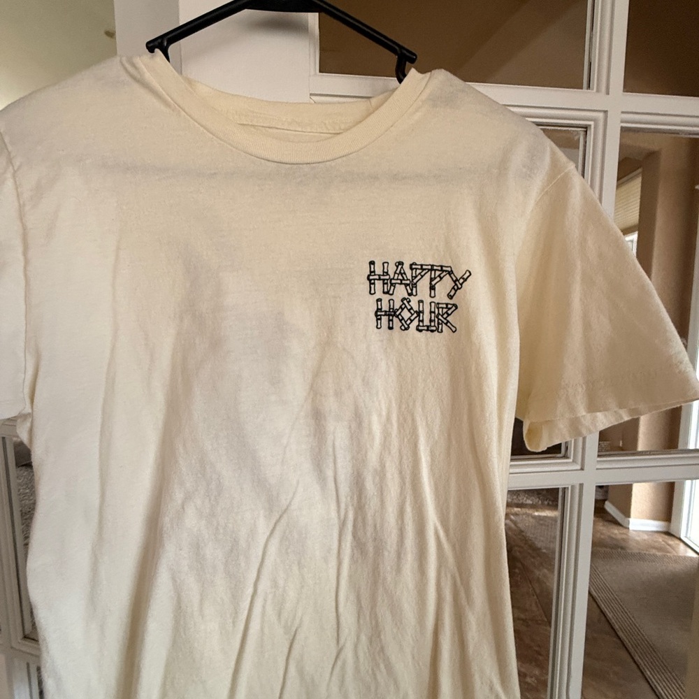 Happy Hour Cream Graphic T-Shirt